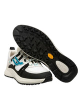 Load image into Gallery viewer, Bally Damon 6301540 Men's Black & White Suede Panel Low-Top Sneakers MSRP $720