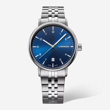 Load image into Gallery viewer, Wenger Swiss Army 01.1731.121 Urban Classic Blue Dial Watch 40mm MSRP $220