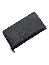 Load image into Gallery viewer, Bally Selen 6208224 Zip Around Black Calf Leather Wallet MSRP $620