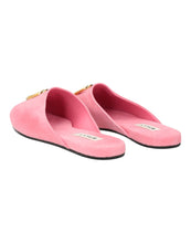 Load image into Gallery viewer, Bally Gylon 6304235 Women's Pink Suede Leather Slippers Size 9.5 MSRP $750
