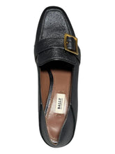 Load image into Gallery viewer, Bally Janelle 6217720 Ladies Metal Gray Loafers Leather MSRP $870