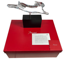Load image into Gallery viewer, Baccarat 2610093 Pompon Crystal Running Rabbit Figurine with Stand MSRP $1350
