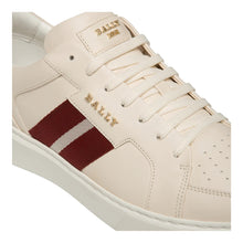 Load image into Gallery viewer, Bally Marell 6300605 Men's Bone Calf Plain Leather Sneakers MSRP $550