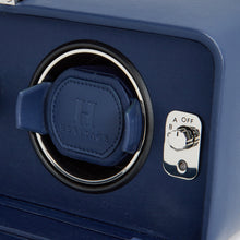 Load image into Gallery viewer, WOLF 452617 Windsor Heritage Navy Double Watch Winder MSRP $875
