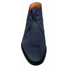 Load image into Gallery viewer, Bally Skiligny 6237888 Men's Midnight Blue Grained Calf Leather Boots MSRP $1195