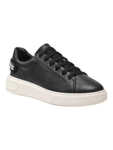 Load image into Gallery viewer, Bally Malya 6236583 Women's Black Calf Plain Sneakers Size 7.5 MSRP $586