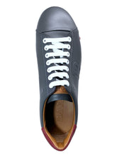 Load image into Gallery viewer, Bally Asher 6217401 Men's Dark Grey Calf Plain Leather Sneakers Size 6.5 MSRP $570