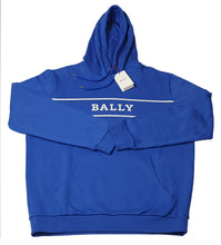 Load image into Gallery viewer, Bally 6240606 Unisex Blue Hooded Sweatshirt MSRP $375