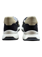 Load image into Gallery viewer, Bally Demmy 6302829 Men's Black/Sage/Fossil Fabric & Leather Sneakers MSRP $630