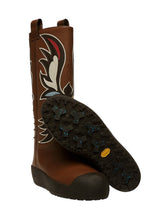 Load image into Gallery viewer, Bally Chambery 6302937 Men's Cuero/Ebano Leather Knee-High Boot Size 10 MSRP $1350