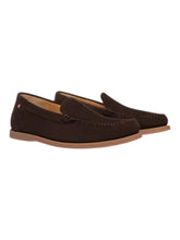 Load image into Gallery viewer, Bally Nadim 6306776 Men's Ebano Suede Loafers MSRP $690