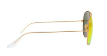 Load image into Gallery viewer, Ray-Ban RB3025 112/69 Matte Gold Aviator Flash Orange Mirror 58-14-135