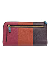 Load image into Gallery viewer, Bally Saby Women's Merlot Zippered Wallet Calf Grained Leather MSRP $710
