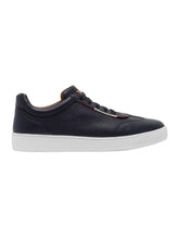 Load image into Gallery viewer, Bally Baxley 6230469 Men's Blue Bovine Grained Leather Sneakers MSRP $570