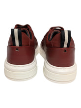 Load image into Gallery viewer, Bally Maxim 6300455 Men's Heritage Red Leather Sneakers Size 10 MSRP $600