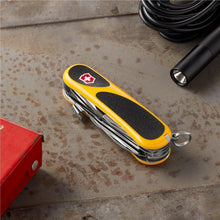 Load image into Gallery viewer, Victorinox Evolution S18 Grip Yellow & Black Swiss Army Knife 15 Functions 2.4913.SC8