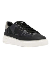 Load image into Gallery viewer, Bally Maily 6301331 Men's Black/Sasso Camouflage Print Sneakers MSRP $630