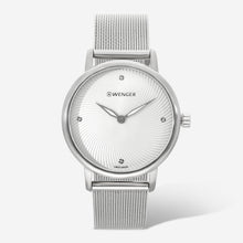 Load image into Gallery viewer, Wenger Swiss Army Ladies 01.1721.107 Urban Donnissima Silver Dial Watch 35mm MSRP$245