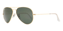 Load image into Gallery viewer, Ray-Ban RB3025 W3234 Polished Gold Aviator Classic G-15 Green 55-14-135