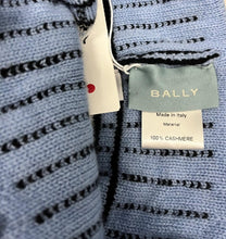 Load image into Gallery viewer, Bally 6302900 Poolside/Black Cashmere Switzerland Beanie MSRP$300