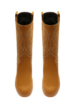 Load image into Gallery viewer, Bally Montana 6302930 Men's Camel Leather Knee-High Boots Size 8 MSRP $1350