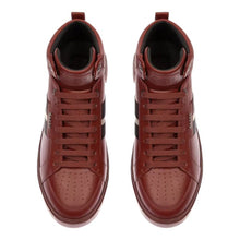 Load image into Gallery viewer, Bally Myles 6239626 Men's Heritage Red Calf Leather Sneakers MSRP $650