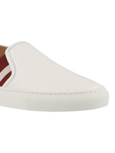 Load image into Gallery viewer, Bally Henrika 6223268 Women's White Leather Slip On Sneakers Size 4.5 MSRP $450