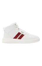 Load image into Gallery viewer, Bally Myles 6237763 Men's White Calf Leather Sneakers MSRP $650