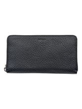 Load image into Gallery viewer, Bally Selen 6208224 Zip Around Black Calf Leather Wallet MSRP $620
