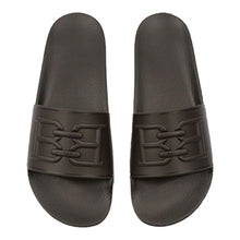 Load image into Gallery viewer, Bally Scotty 6300476 Men's Black Rubber Slide Sandals MSRP $240