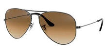 Load image into Gallery viewer, Ray-Ban RB3025 004/51 Gunmetal Aviator Gradient Light Brown 58-14-135