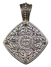 Load image into Gallery viewer, Konstantino 18K & Silver Turquoise Pendant with Chain MEKJ669-130-137 MSRP $2010