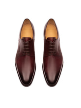 Load image into Gallery viewer, Bally Scrivani Men's Burgundy Calf Shiny Leather Derby Shoes Size 7 MSRP $1260