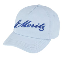 Load image into Gallery viewer, Bally 6302910 Poolside Blue St Moritz Baseball Cap MSRP $300