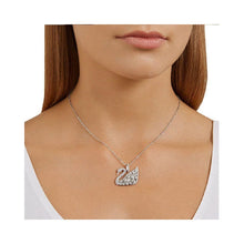 Load image into Gallery viewer, Swarovski Swan Lake 5259152 Women's White Crystal Pendant Necklace MSRP $189