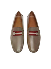 Load image into Gallery viewer, Bally Wiliam.O 6310046 Men's Deep Sepia Plain Leather Loafers MSRP $678