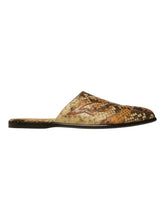 Load image into Gallery viewer, Bally Gardel 6304153 Men's New Rhu & Multideserto Snake-Print Slippers MSRP $1030