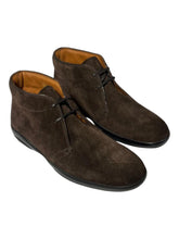 Load image into Gallery viewer, Bally Milkom 6209552 Men's Coffee Calf Suede Leather Boots Size 7.5 MSRP $525