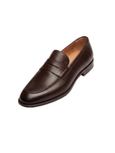 Load image into Gallery viewer, Bally Webb 6237981 Men's Coffee Calf Plain Leather Penny Loafers MSRP $770