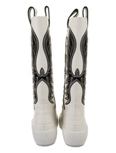 Load image into Gallery viewer, Bally Chambery 6302936 Women's White Leather Knee-High Boot MSRP $1350