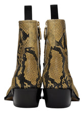 Load image into Gallery viewer, Bally Gaiman 6303990 Men's New RHU Snake Embossed Leather Boots MSRP $1100