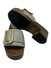 Load image into Gallery viewer, Bally Ellin 6238125 Women's Oceania Calf Plain Leather Buckled Sandals MSRP $580