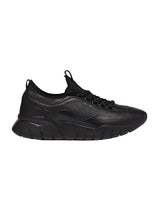 Load image into Gallery viewer, Bally Bikki 6234206 Men's Black Lamb Plain Leather Sneakers US 6 MSRP $560