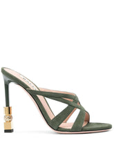 Load image into Gallery viewer, Bally Carolyn 6304288 Squad Strappy Slip On Leahter Sandals MSRP $1200