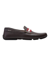 Load image into Gallery viewer, Bally Pearce 6206928 Men's Safari Grained Leather Loafers MSRP $678