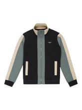 Load image into Gallery viewer, Bally 6302785 Men's Black & Sage Organic Cotton Track Jacket MSRP $693