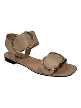 Load image into Gallery viewer, Bally Casila 6225701 Women's Skin Lamb Leather Flat Sandals MSRP $695