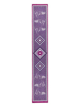 Load image into Gallery viewer, Baccarat 2810214 Ladies Louxor Twillsilk Maxi Tie Purple Scarf MSRP $290