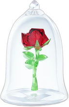 Load image into Gallery viewer, Swarovski Crystal Beauty and The Beast Enchanted Rose Figurine 5230478