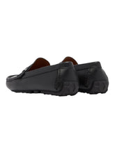 Load image into Gallery viewer, Bally Daryan 6307931 Men's Black Perforated Leather Driving Shoes MSRP $678
